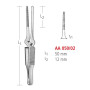 AA 050/02 затискач типу бульдог, прямий, 50мм/12мм bulldog clamps, straight