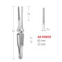 AA 050/03 зажим типа бульдог, прямой, 60мм/20мм Bulldog clamps, straight