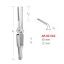 AA 051/02 затискач типу бульдог, вигнутий, 50мм/12мм bulldog clamps, straight