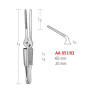AA 051/03 зажим типа бульдог, изогнутый, 60мм/20мм Bulldog clamps, straight