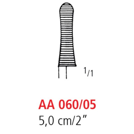 AA 060/05 затискач типу бульдог dieffenbach, прямий, 5 см