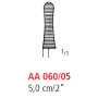 AA 060/05 затискач типу бульдог dieffenbach, прямий, 5 см