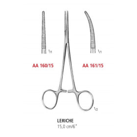AA 160/15 зажим артериальный LERICHE, прямой, 15 см