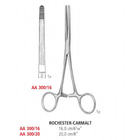 AA 300/16 зажим артериальный ROCHESTER-CARMALT, прямой, 16 см
