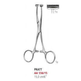 AA 556/15 зажим геморроидальный PRATT, прямой, 15 см