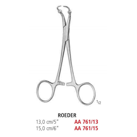AA 761/15 затискач для рушника ROEDER, 15 см
