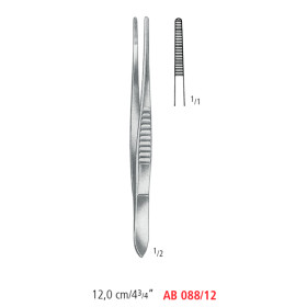 AB 088/12 щипцы для перевязочных материалов MODELL USA, узкие, 12.0 см