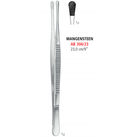 AB 306/23 щипці для перев'язувальних матеріалів WANGENSTEEN, 23.0 см