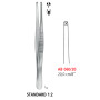 AB 060/20 щипці для тканин, STANDART, зубці 1х2, 20.0 см