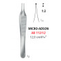 AB 112/12 щипці для тканин MICRO-ADSON, зубці 1х2, 12.0 см