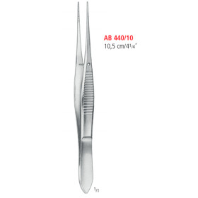 AB 440/10 пинцет PATTERN, заостренный, прямой, 10.5 см