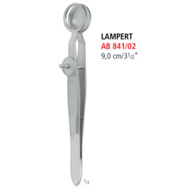 AB 841/02 пинцет для халазиона LAMBERT, 9.0 см
