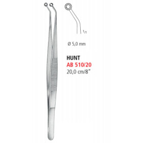 AB 510/20 зажим для новообразования HUNT, диаметр 5мм, 20.0см