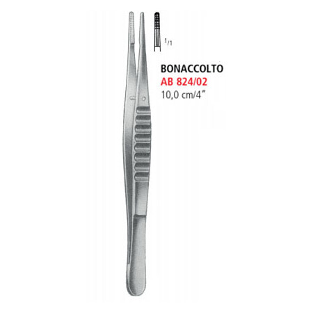 AB 824/02 голкотримач BONACCOLTO, загострений, 10.0 см