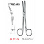 AC 011/14 ножницы операционные STANDARD, изогнутые, тупые/тупые, 14.5 см