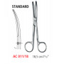 AC 011/18 ножницы операционные STANDARD, изогнутые, тупые/тупые, 18.5 см