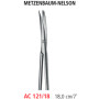 AC 121/18 ножницы METZENBAUM-NELSON, изогнутые, острые/тупые, 18.0 см