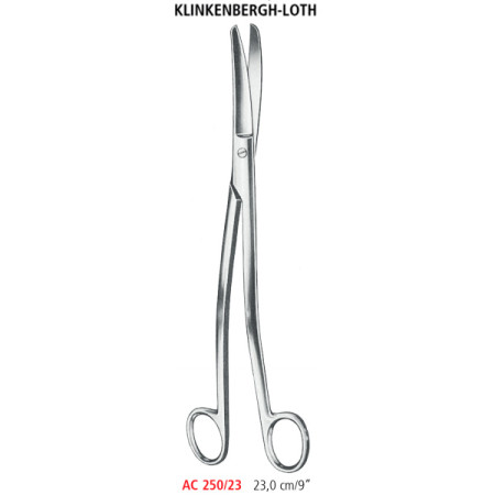 AC 250/23 ножиці артеріальні KLINKENBERGH-LOTH, 23.0 см