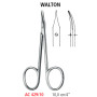 AC 429/10 ножиці тонкі WALTON, зігнуті, 10.0 см