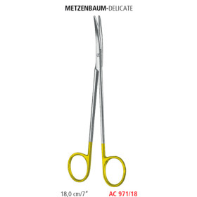 AC 971/18 ножницы METZENBAUM-DELICATE TUC, изогнутые, тупые/тупые, 18.0 см
