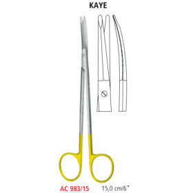 AC 983/15 ножницы для подтяжки лица KAYE, изогнутые, 15.0 см