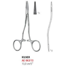 AE 063/13 иглодержатель KILNER, S-образный, 13.0 см