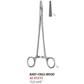 AE 072/15 иглодержатель CRILE-WOOD, детский, 15.0 см