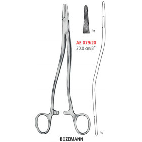 AE 079/20 иглодержатель BOZEMANN, S-образный, 20.0 см