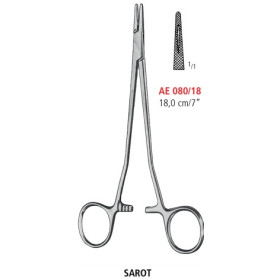 AE 080/18 иглодержатель SAROT, 18.0 см