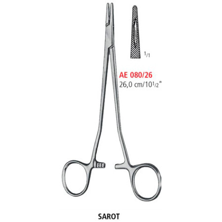 AE 080/26 иглодержатель SAROT, 26.0 см