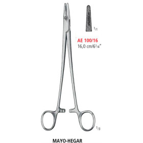 AE 100/16 иглодержатель MAYO-HEGAR, 16.0 см