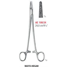 AE 100/24 иглодержатель MAYO-HEGAR, 24.0 см