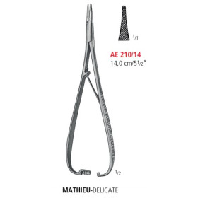 AE 210/14 иглодержатель MATHIEU-DELICATE, 14.0 см