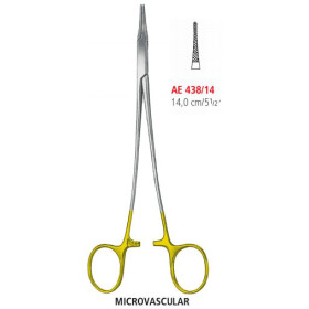 AE 438/14 иглодержатель капиллярный MICROVASCULAR, 14.0 см