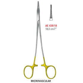 AE 438/18 иглодержатель капиллярный MICROVASCULAR, 18.0 см