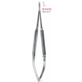 AE 632/18 микроиглодержатель прямой, 18.0 см