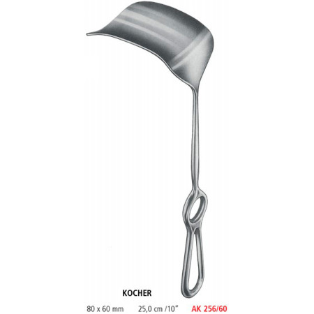 AK 256/60 ретрактор KOCHER, 80х60 мм, 25.0 см
