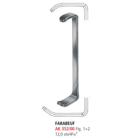 AK 352/00 набор ретракторов FARABEUF, №1+2, 12.0 см