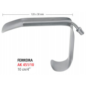 AK 451/10 ретрактор FERREIRA с оптоволокном, 10.0 см