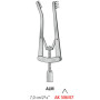 AK 506/07 ретрактор заостренный ALM, зубцы 4х4, 7.0 см