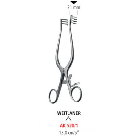 AK 520/13 ретрактор заостренный WEITLANER, 13.0 см