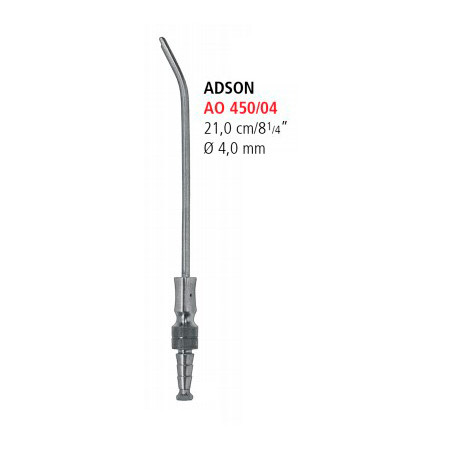 AO 450/04 отсасыватель ADSON, 4мм, 21.0 см