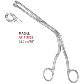AP 410/25 ввідні щипці для катетера MAGILL, 25.0 см