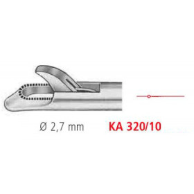 KA 320/10 перфоратор для артроскопии, с лопаткой, прямой, 2.7 мм