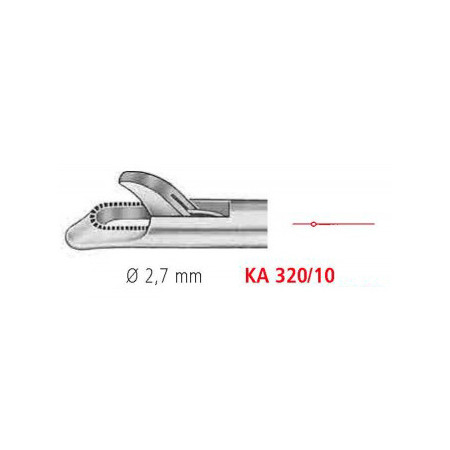 KA 320/10 перфоратор для артроскопии, с лопаткой, прямой, 2.7 мм