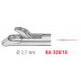KA 320/10 перфоратор для артроскопии, с лопаткой, прямой, 2.7 мм