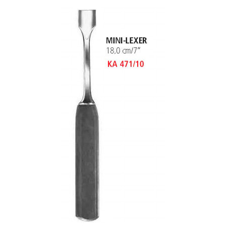 KA 471/10 долото напівкругле MINI-LEXER, 10.0 мм, 18.0 см