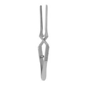 KK 350/07 зажим типа бульдог DE BAKEY, атравматичный, прямой, 7.5 см