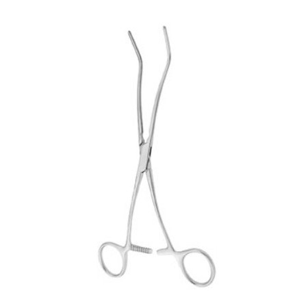 KK 455/20 щипці атравматичні DE BAKEY, вигнуті, 20.0 см