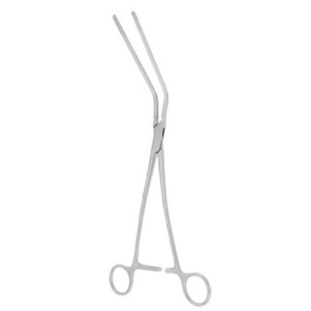 KK 489/20 щипці атравматичні DE BAKEY, вигнуті, 20.0 см